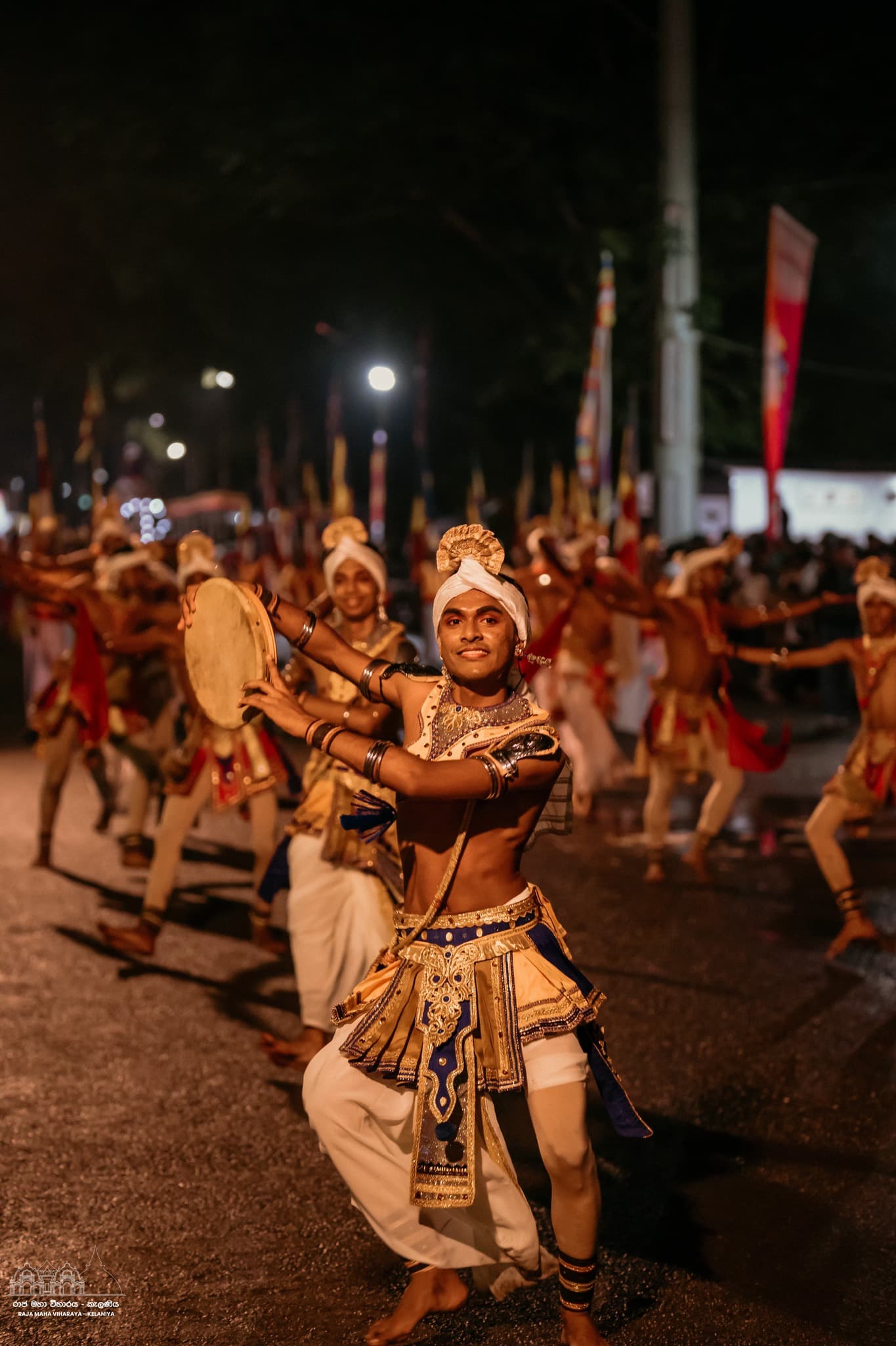 Decorated tusker in the procession